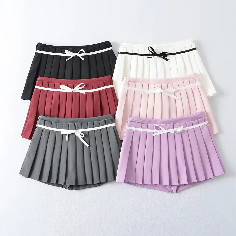 High waisted three-dimensional pleated half skirt with hundred pleats