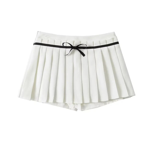 High waisted three-dimensional pleated half skirt with hundred pleats