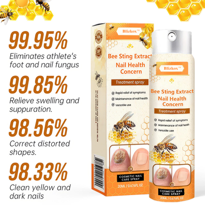 💥  70% OFF ️⏳  Bee Sting Extract Nail Health Concern Spray 💥 Fix All Nail Problems within 2 Weeks