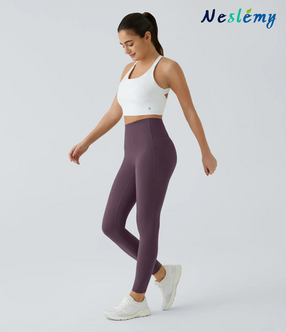 Neslemy®  High Waisted Waist Shaping Pocket Shaping Training Leggings