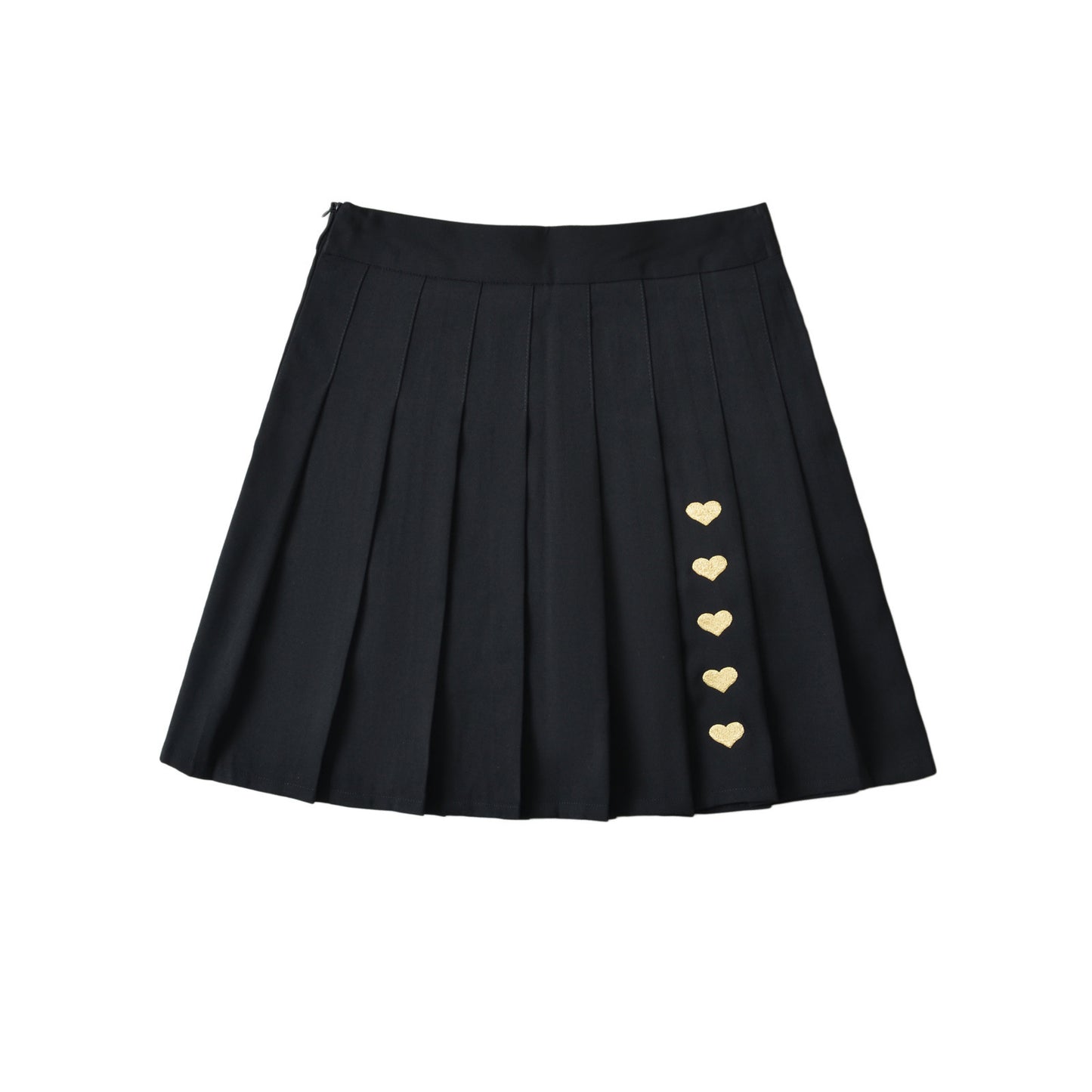 Peach Heart Embroidered Half length Skirt for Women