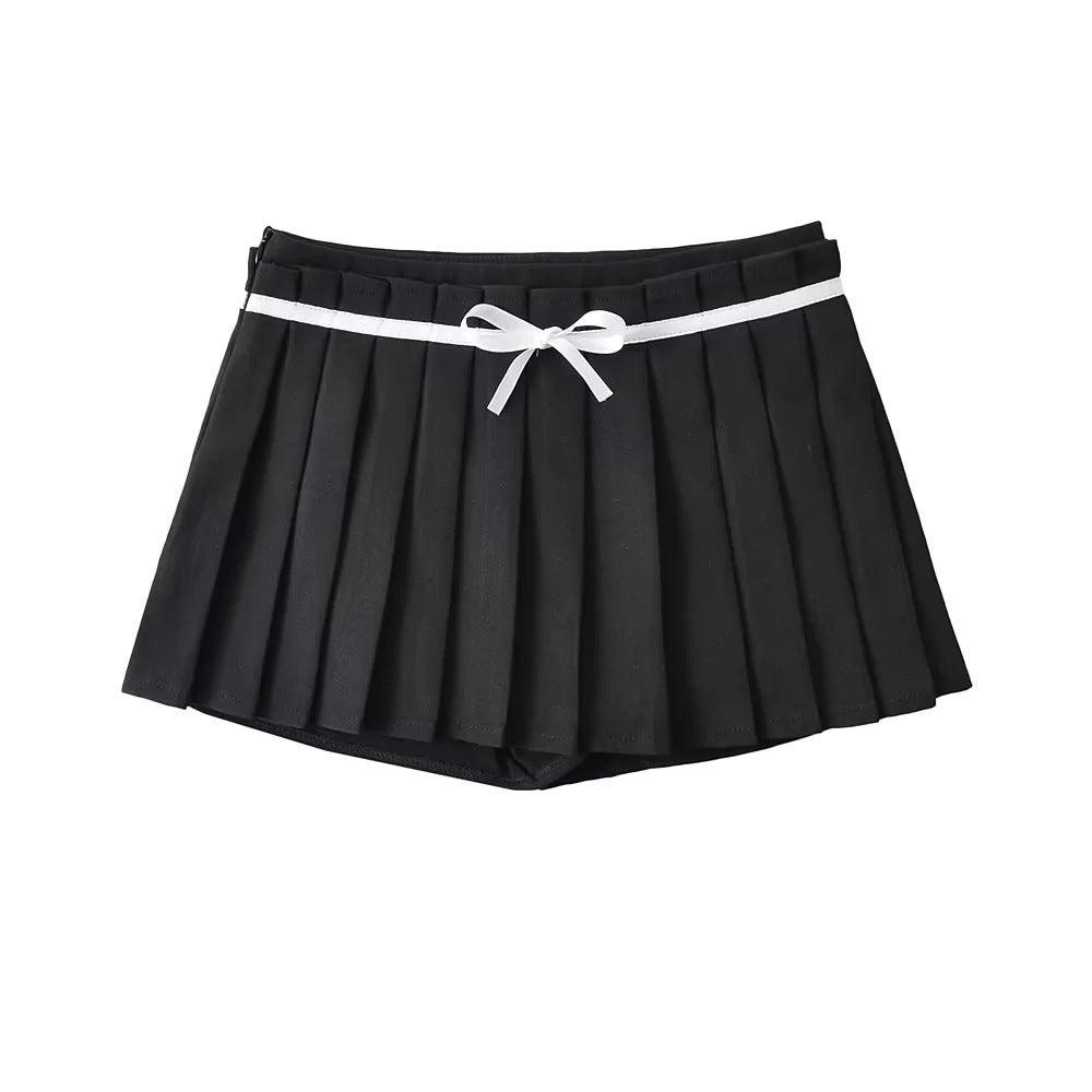 High waisted three-dimensional pleated half skirt with hundred pleats