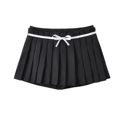 High waisted three-dimensional pleated half skirt with hundred pleats