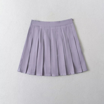 Peach Heart Embroidered Half length Skirt for Women