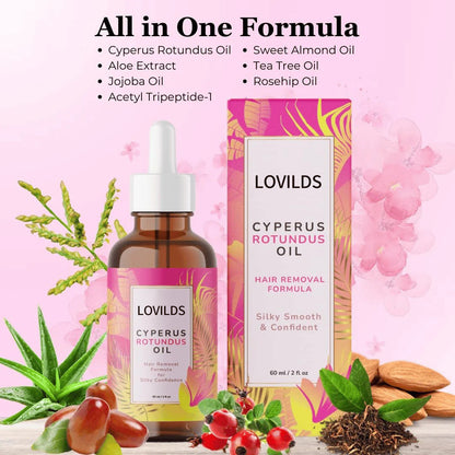 ✨LOVILDS  Cyperus Rotundus Oil:🎁 The Ultimate Natural Solution for Smooth, Healthy Skin